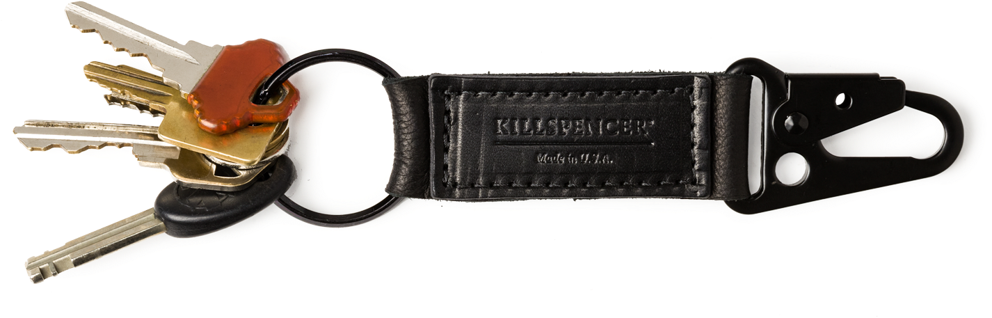 Clipart Free Library Snaphook Killspencer Black Leather - Png Download (1480x1184), Png Download