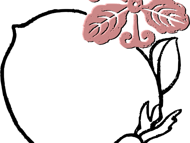 Peach Flower Clipart Nice Flower - Png Download (640x480), Png Download