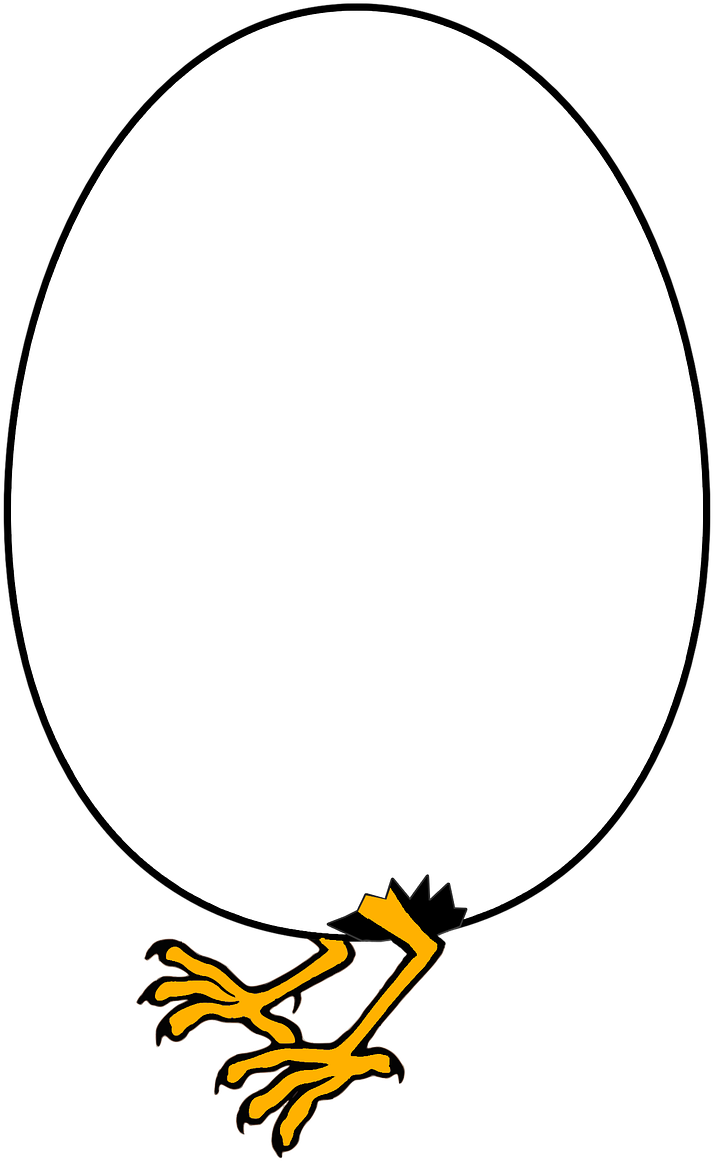 Egg Legs Break Go Chicken Png Image Clipart (747x1280), Png Download