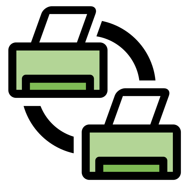 Clipart Primary Kdeprint Printer Class Clipart Microsoft - Png Download (800x800), Png Download