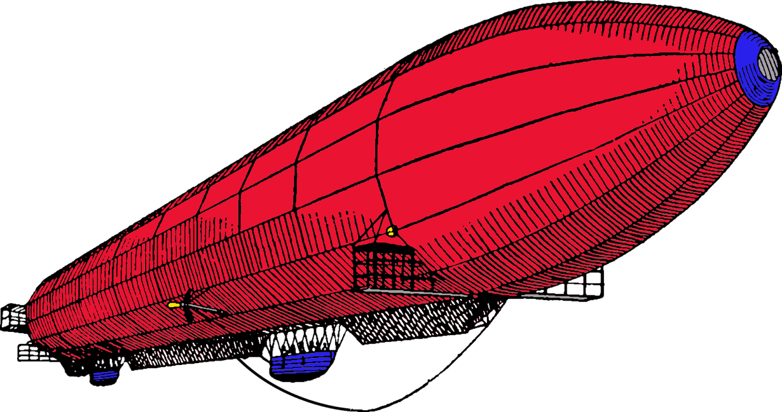 I've Always Loved Dirigibles, Those Huge Gas-filled Clipart (1600x843), Png Download