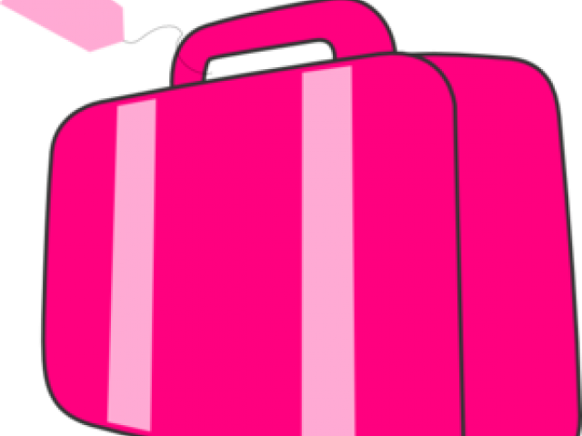 Luggage Clipart Purple - Png Download (640x480), Png Download