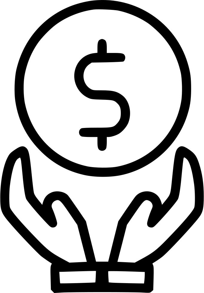 Money Hands Comments Clipart (682x980), Png Download