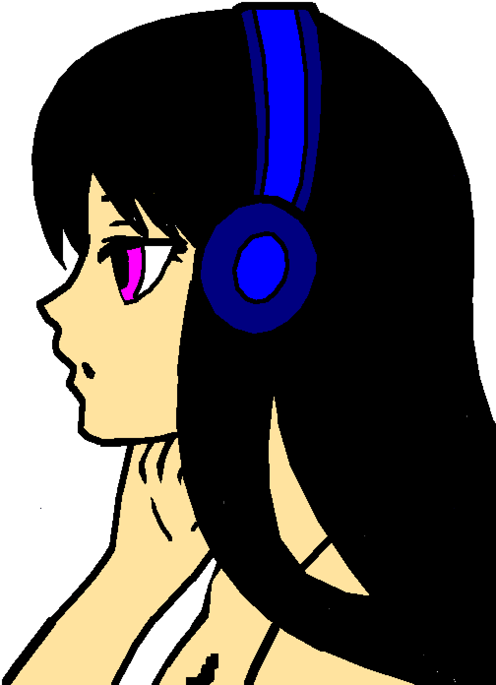 This Is Exaclty Me I Have The Same Earbuds Also Clipart (1008x1392), Png Download