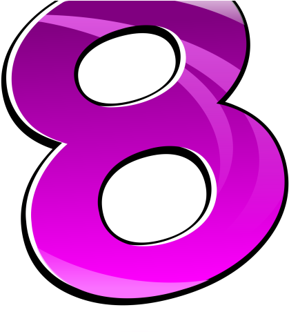 Number Clipart Purple - Png Download (640x480), Png Download