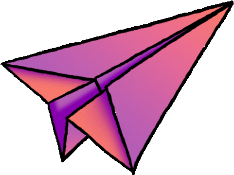 Paper Plane Sticker Selena Gomez For Ios Android Giphy Clipart (480x480), Png Download