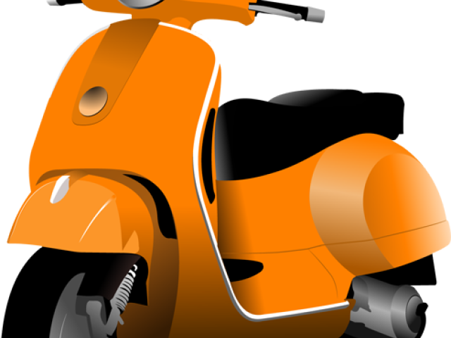 Scooter Clipart Motor Scooter - Png Download (640x480), Png Download