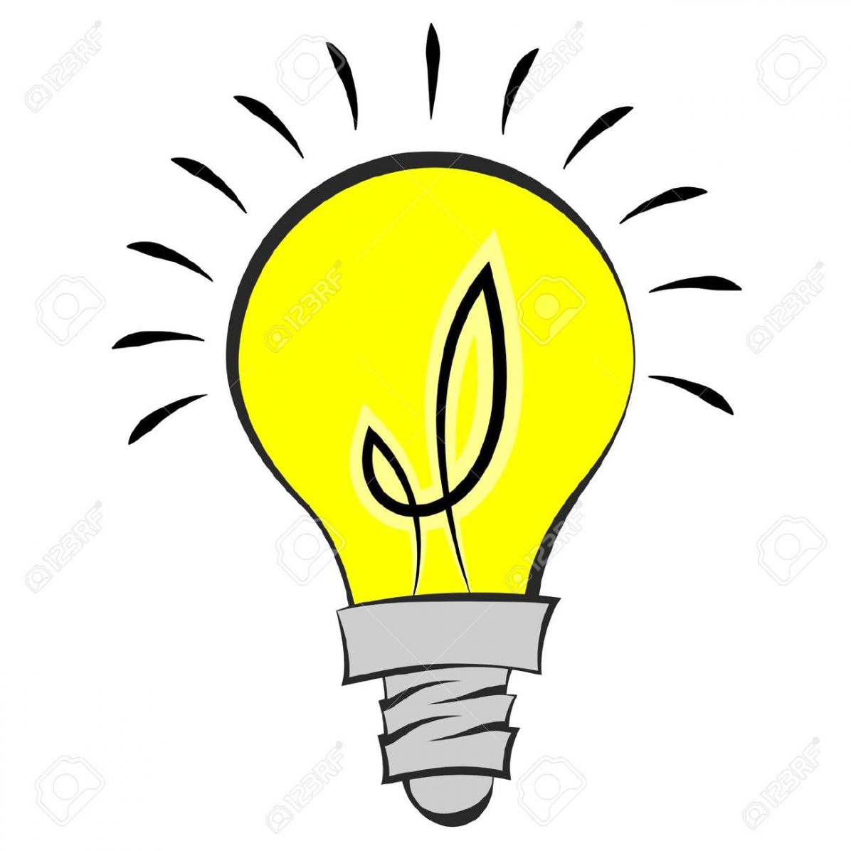 Bulb Clipart Lighting - Png Download (1196x1196), Png Download