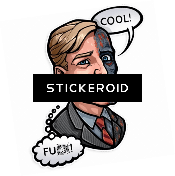 Fuck Cool Двуликий Clipart (577x578), Png Download