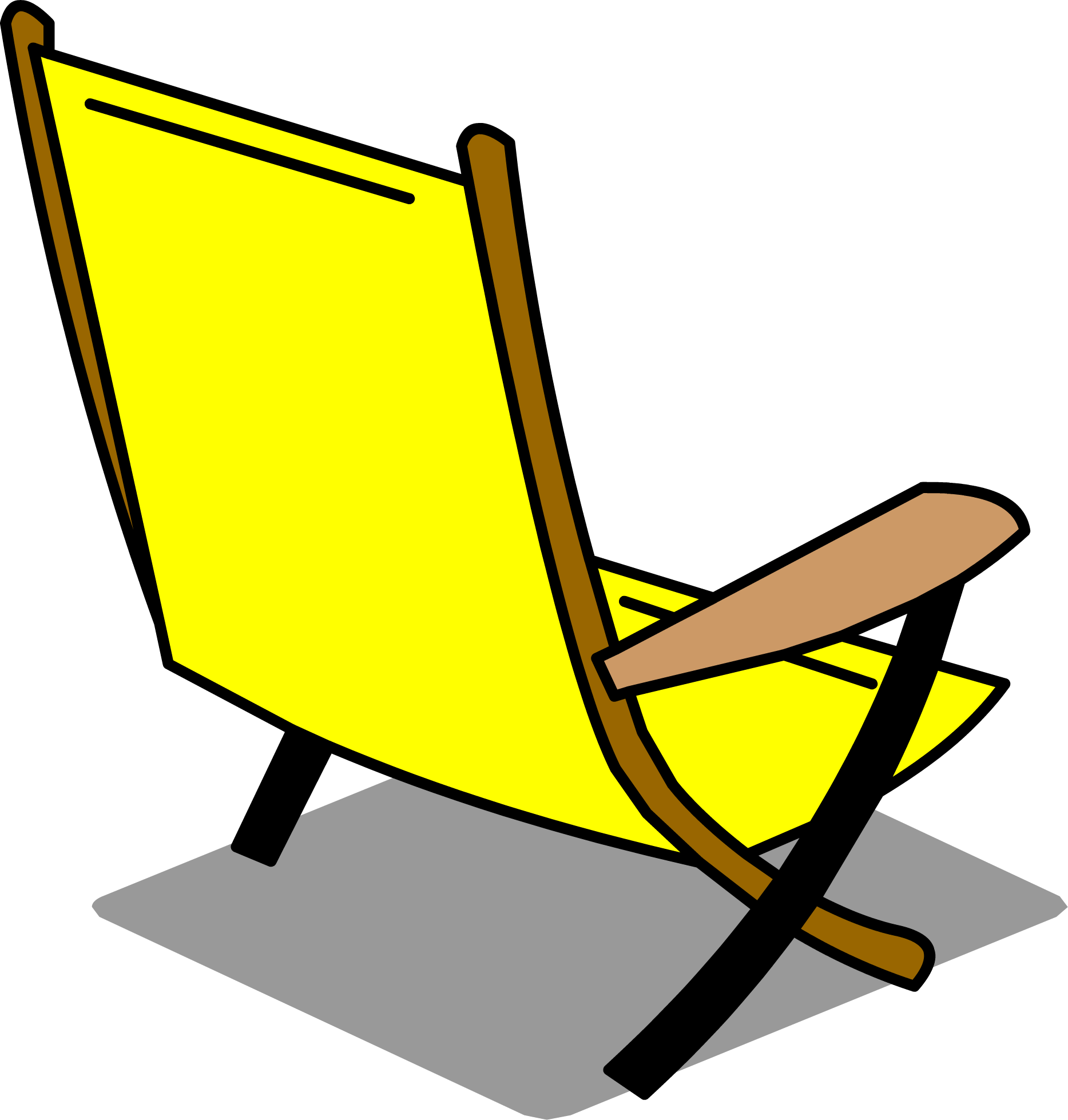 Full Size Of Folding Club Chair Image Folding Chair Clipart (1867x1958), Png Download