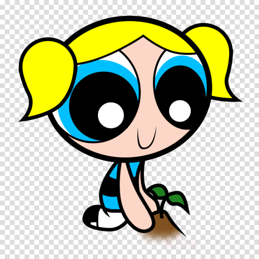 Bubbles Powerpuff Girl Transparents Clipart Blossom, - Png Download (900x900), Png Download