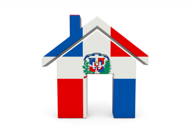 Illustration Of Flag Of Dominican Republic Clipart (640x480), Png Download