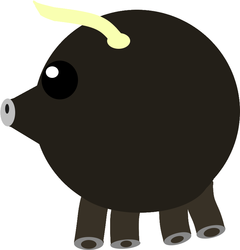 Artisticmusk Ox Clipart (1000x1000), Png Download