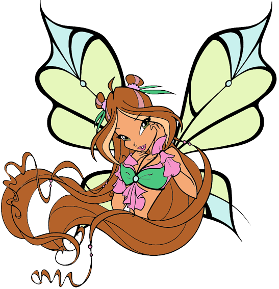 Transformation Flora Sophix Transformation Clipart (547x567), Png Download