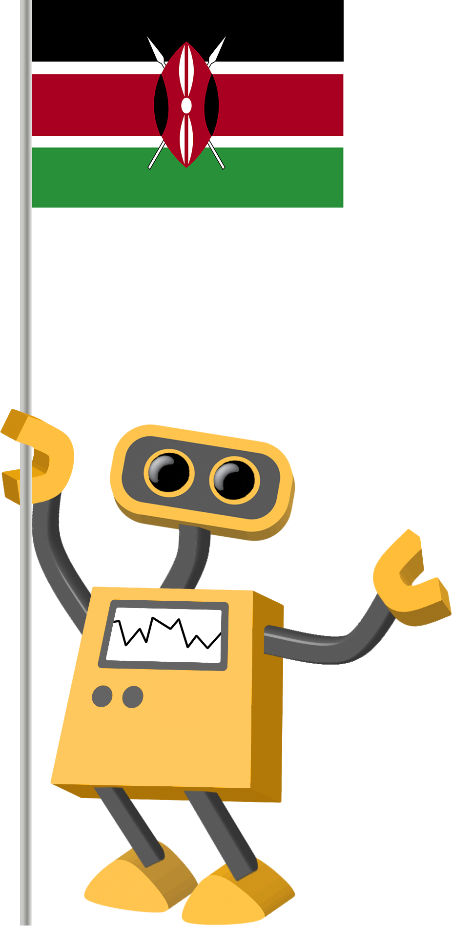 All Robots In The Collection Have Transparent Backgrounds Clipart (926x1896), Png Download