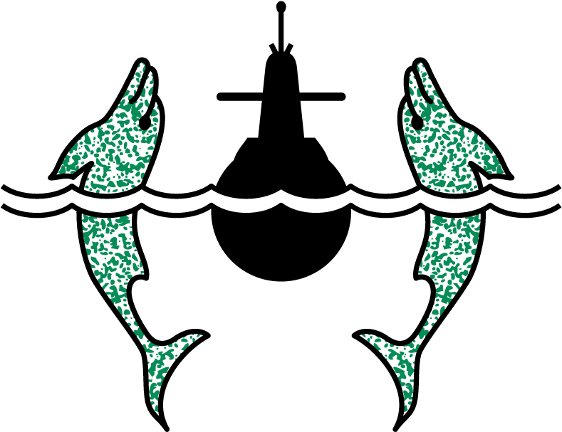 Navy Dolphins Clipart (800x800), Png Download
