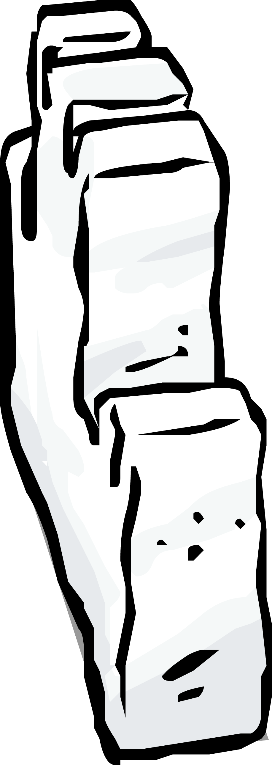 Snow Fortress Wall Sprite 003 Clipart (917x2573), Png Download