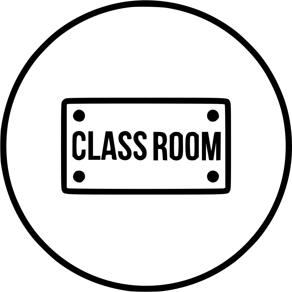 Class Room Board School Nameplate Plate Study Comments Clipart (981x982), Png Download