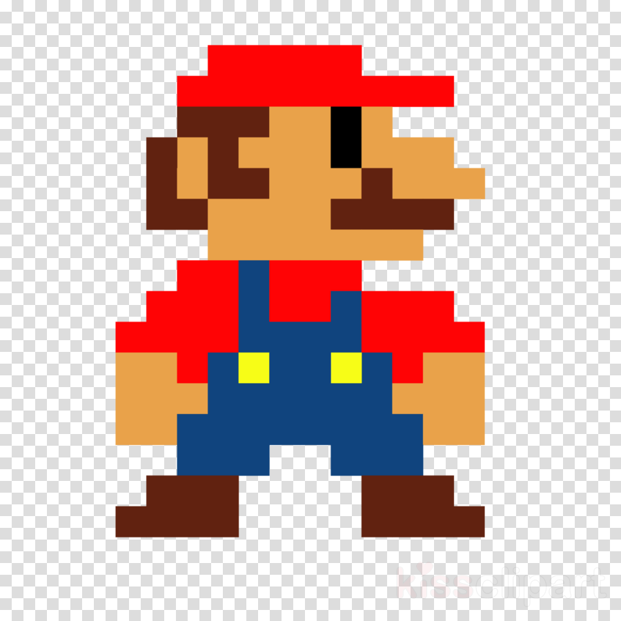 Mario Bros Pixel Clipart Super Mario Bros - Png Download (900x900), Png Download