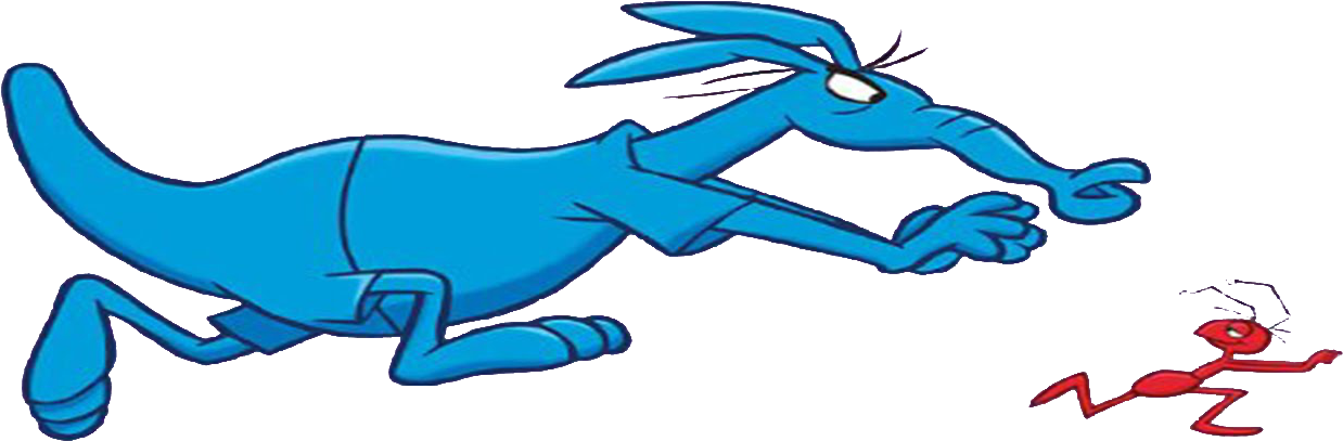 The Ant And The Aardvark Clipart (1245x416), Png Download
