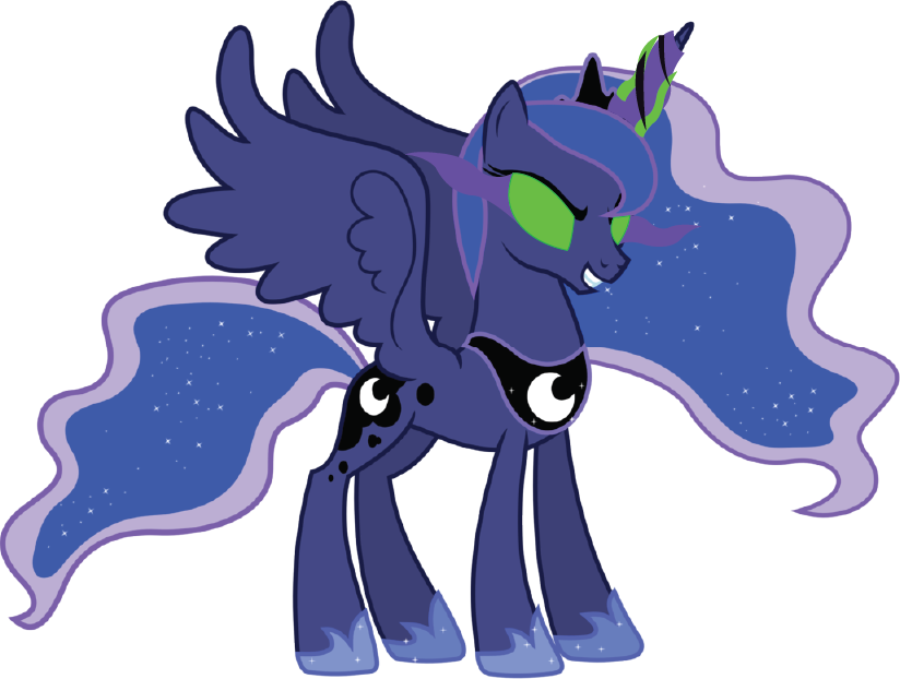 Luna Corrupted By The Sith Clipart (824x622), Png Download