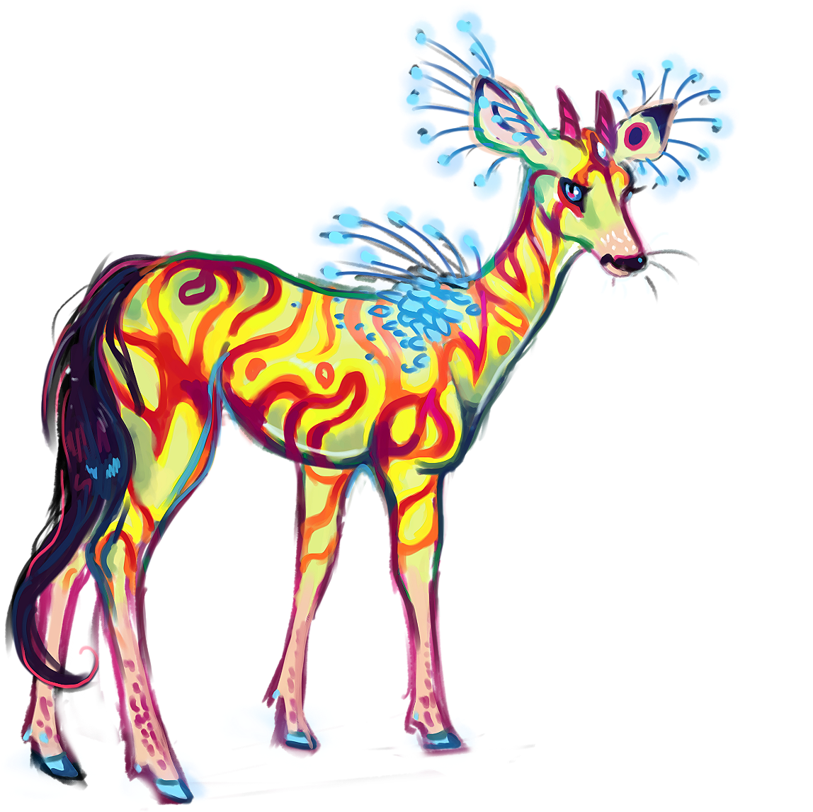 Girl With Kaleidoscope Eyes [kshanti] Clipart (1196x1178), Png Download