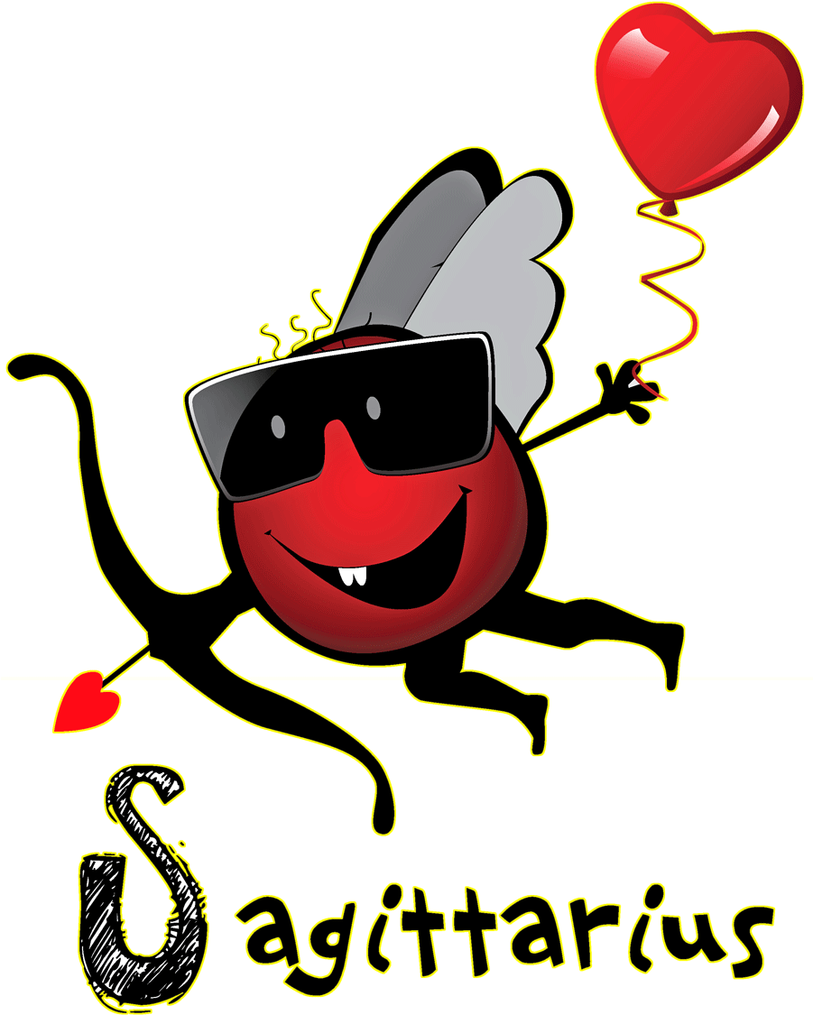 Sagittarius Zodiac Sign, Astrology And Horoscope Star Clipart (900x1133), Png Download