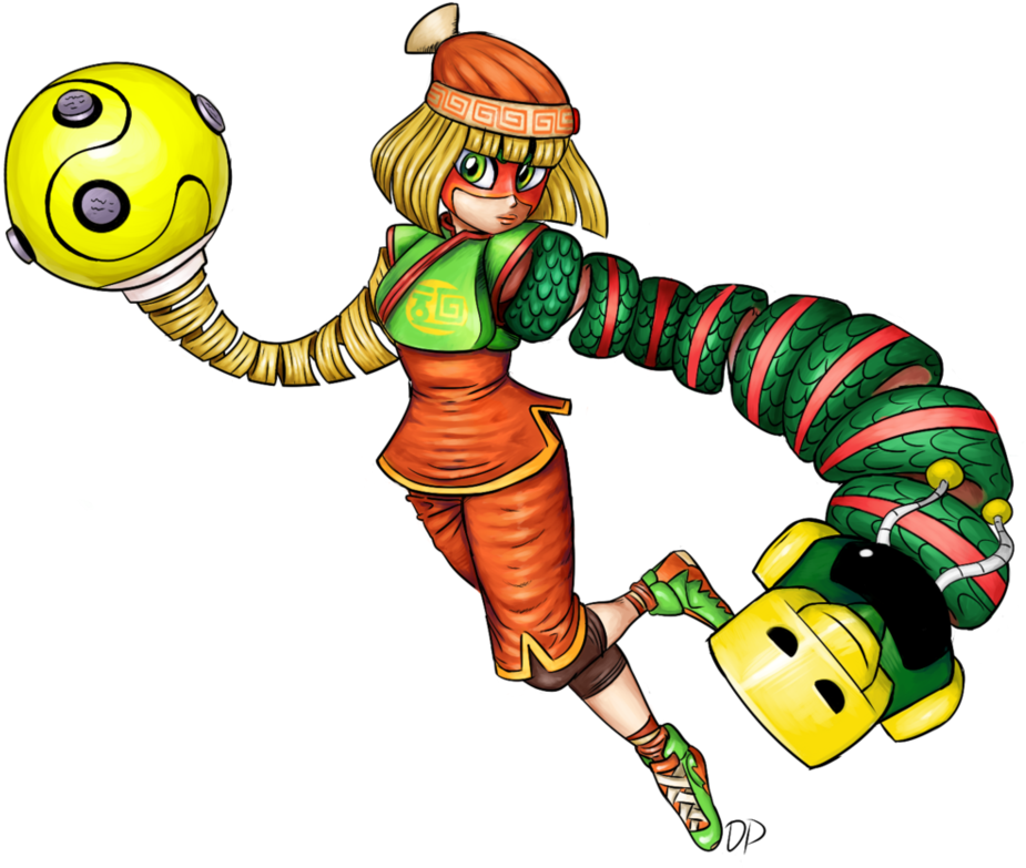 I Forgot Her Little Antennae On Her Dragon Arm So I Clipart (961x832), Png Download