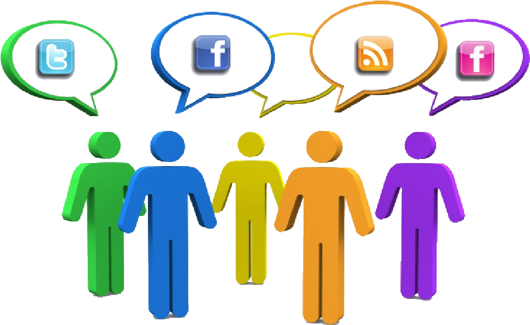 Using Social Networking Websites To Promote Your Real Clipart (1108x679), Png Download