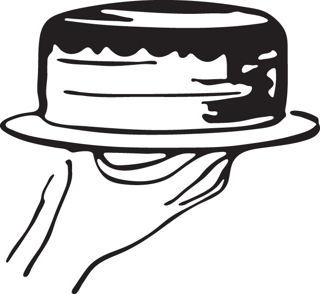 Woman Bakes Cake Clipart (648x594), Png Download