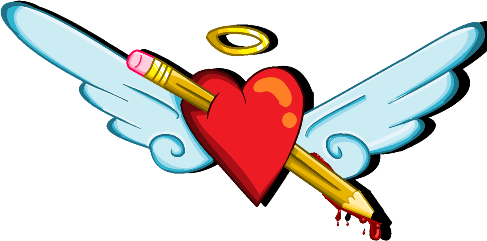 Some Random Bloody Heart Clipart (1024x569), Png Download