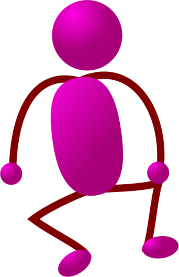 Stick Figure Sitting Clipart (600x926), Png Download