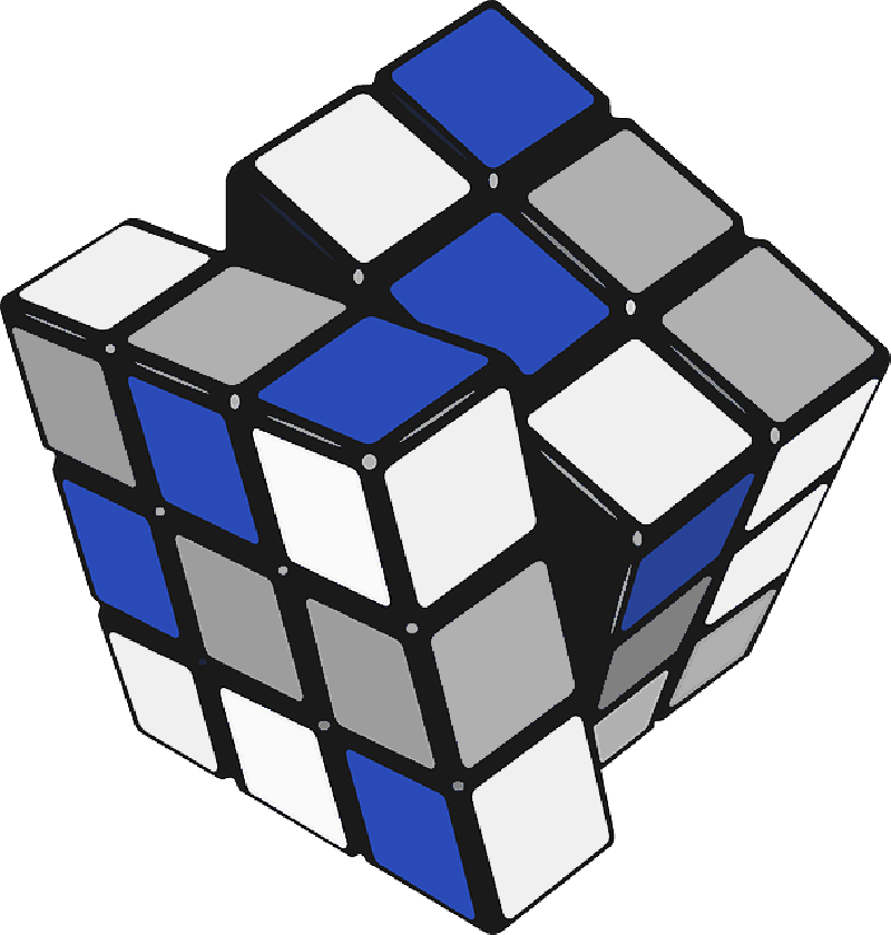 Rubik's Cube, Cube, Puzzle, Colors, Game, Rubik Clipart (800x840), Png Download