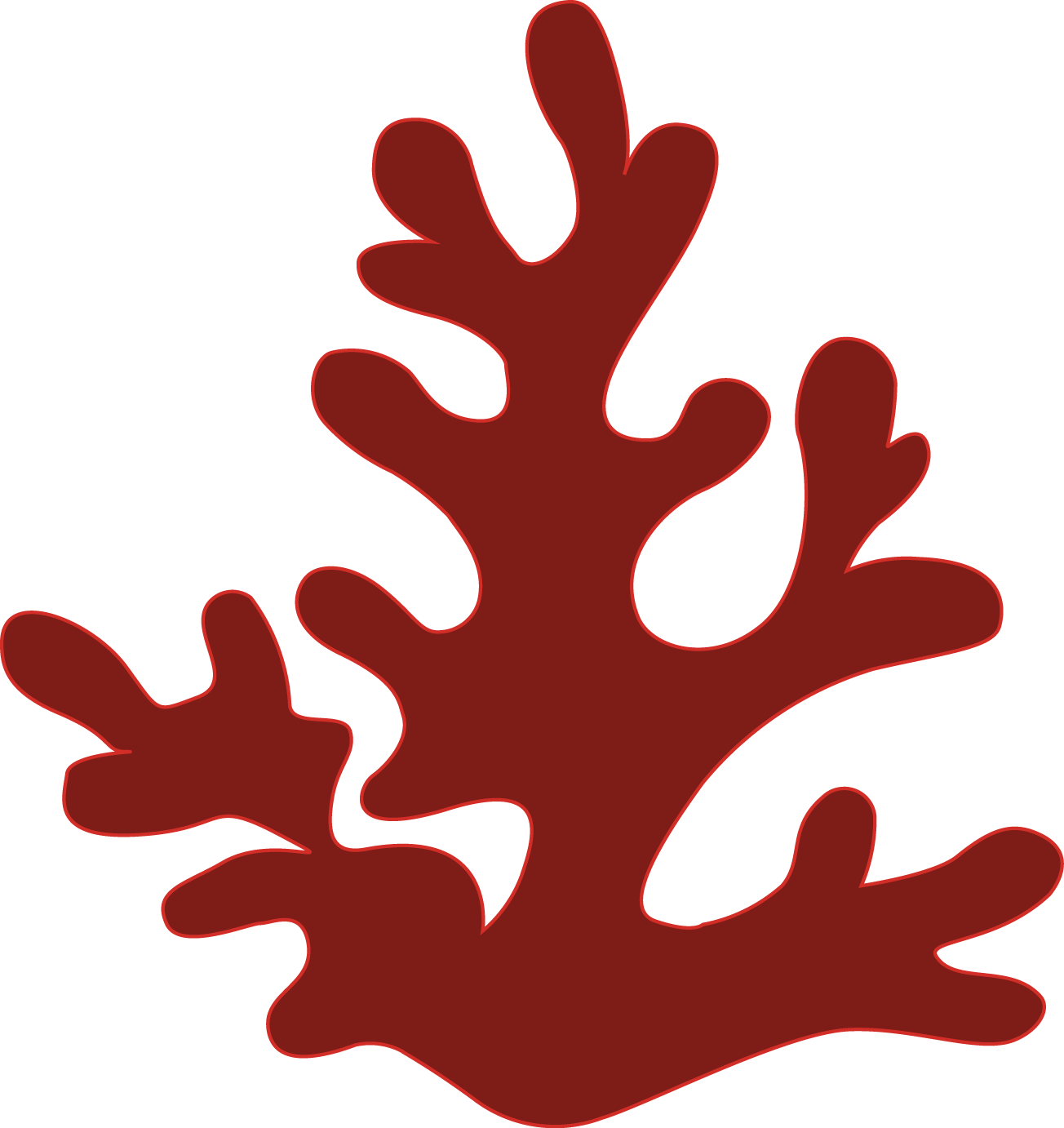 The Structure Of The Reefs Comes From Coral Species Clipart (1304x1382), Png Download