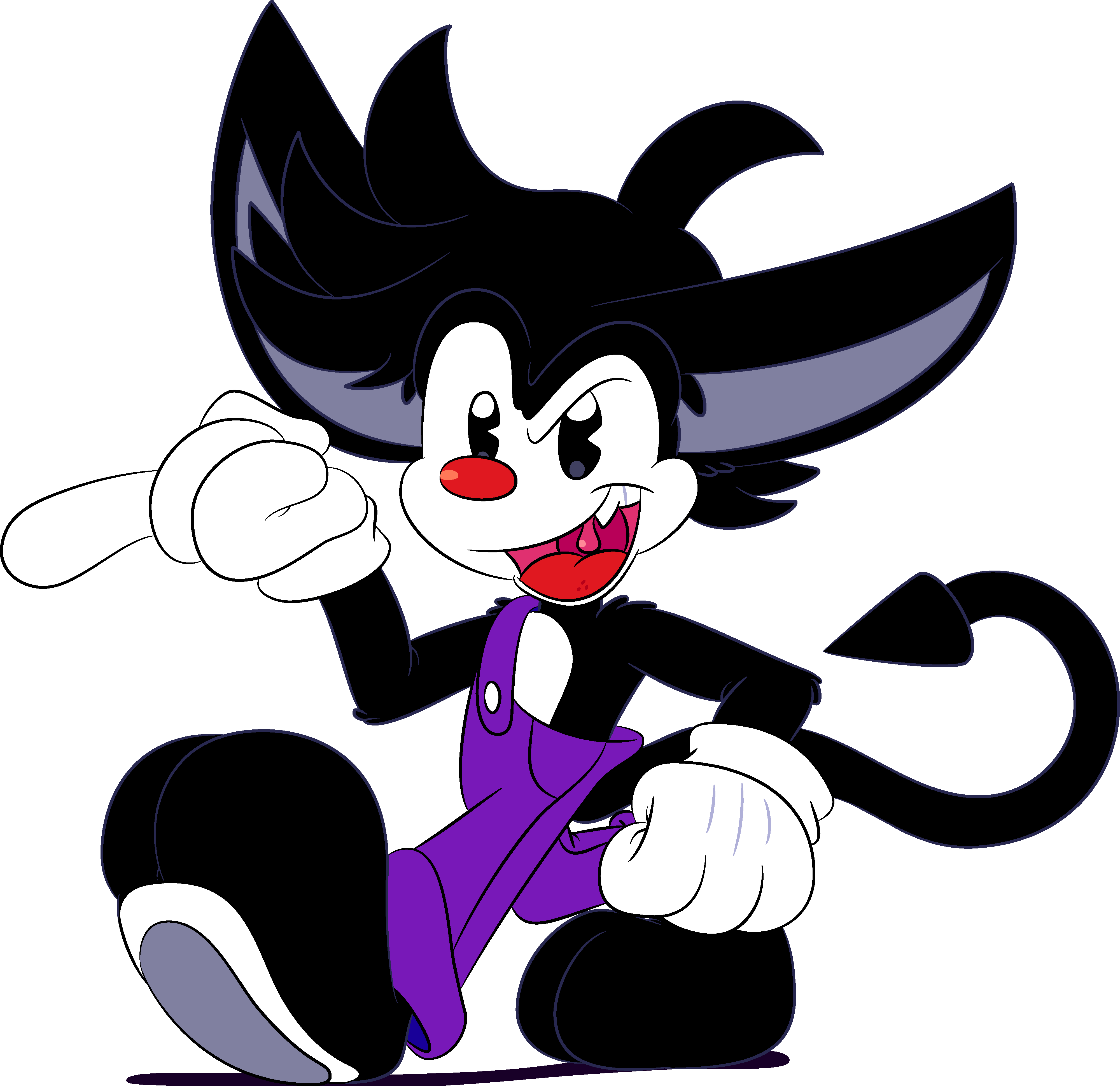 Herman The Inkblot Imp Clipart (4000x3877), Png Download