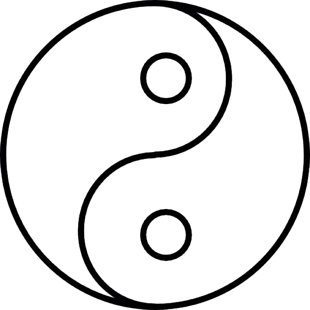 Yin And Yang Png Image With Transparent Background Clipart (626x626), Png Download