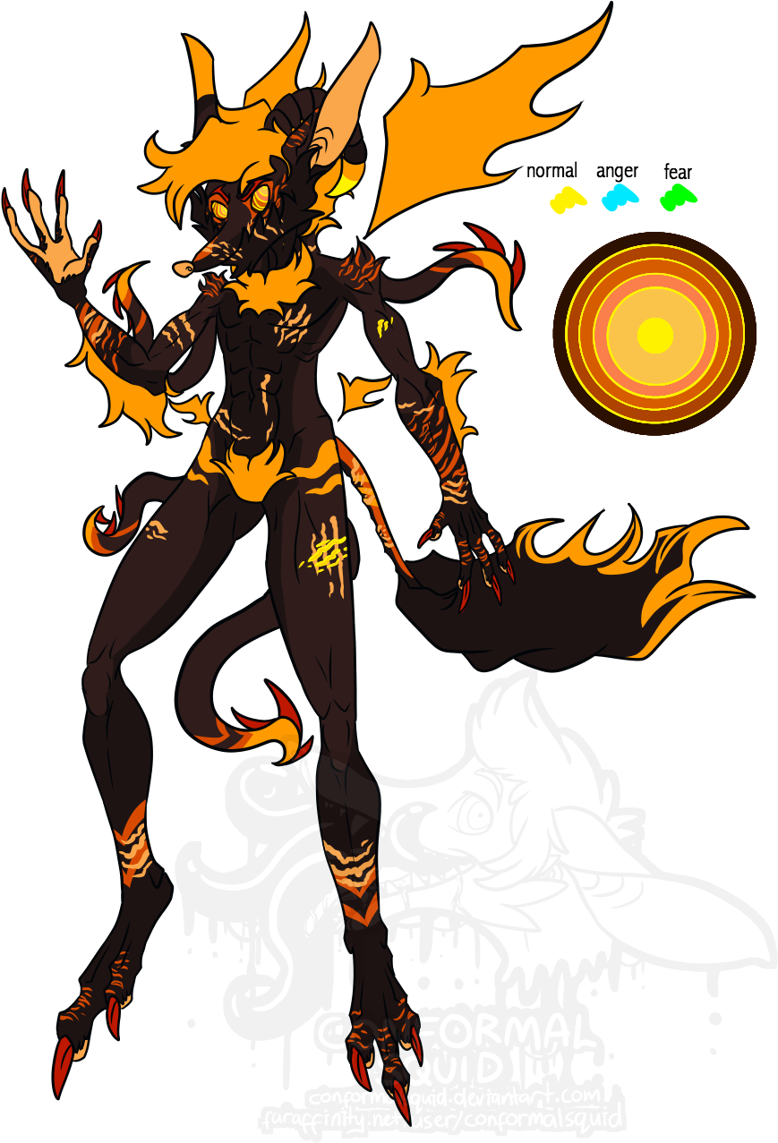 Anti-kayden Flame Imp Clipart (960x1280), Png Download