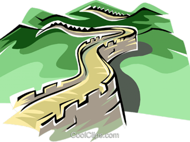 Great Wall Of China Clipart - Png Download (640x480), Png Download