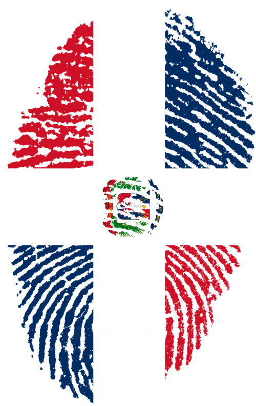 Dominican Republic,flag Clipart (500x791), Png Download