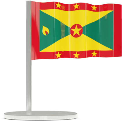 3d Flag Graphics Flag Of Grenada Clipart (640x480), Png Download