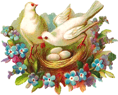 Birds Nest Clipart Blue - Png Download (640x480), Png Download