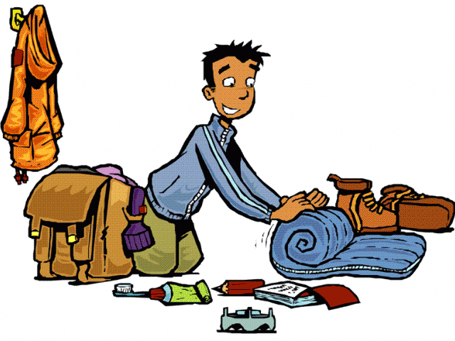 Vacation Clipart Girl - Png Download (640x480), Png Download