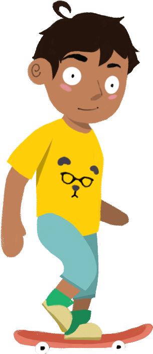 Character Skate Movement Clipart (720x720), Png Download