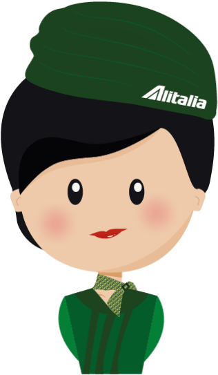 Alitalia Stickers Messages Sticker-1 Clipart (618x618), Png Download