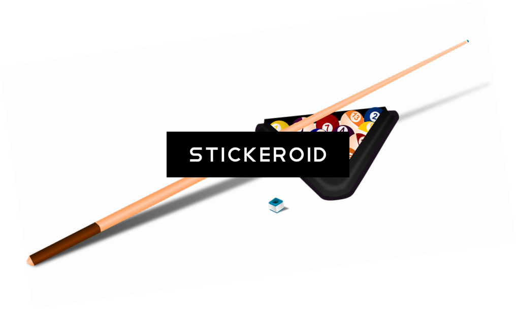 Pool Stick Game Clipart (1016x608), Png Download