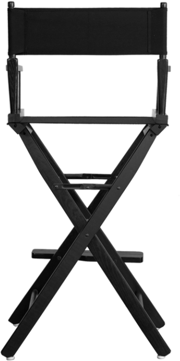 Tall Director / Make Up Chair Clipart (768x768), Png Download