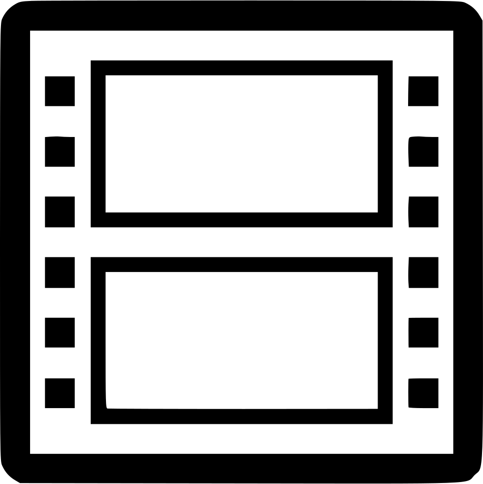 Film Strip Comments Clipart (980x982), Png Download