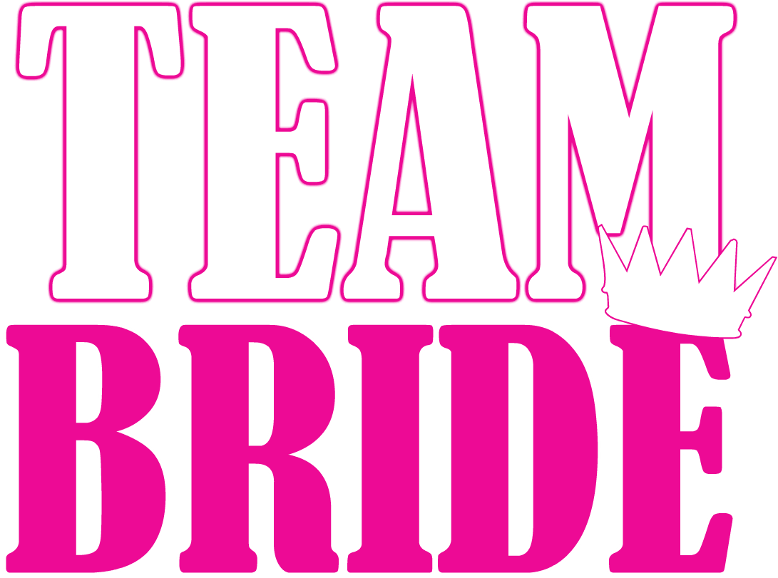 Customu - Com - Designs - Team Bride Clipart (1666x1820), Png Download