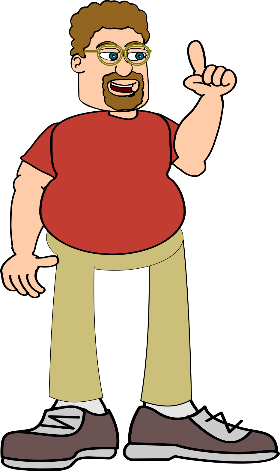Clipart Big John Speaks Up - Png Download (934x1569), Png Download