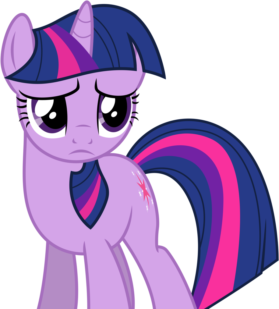 Twilight Vector Worried Clipart (945x1024), Png Download